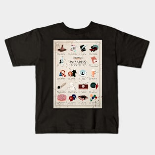 Wizard's Bucket List Kids T-Shirt